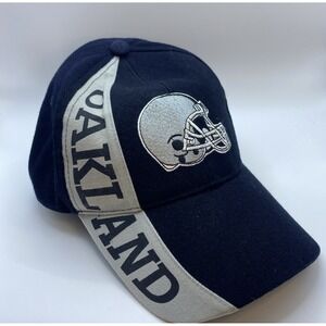 Vintage Caps Club Oakland Raiders Football Adjustable OSFA Hat Helmet Logo